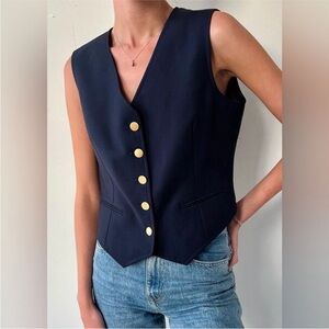 NEW Gucci Wool Mohair Uniform Vest Button Front